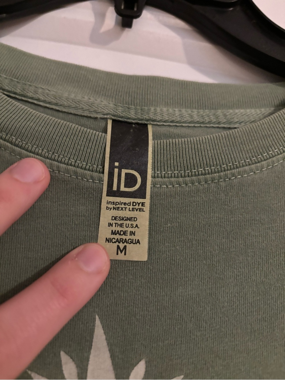 Next Level Apparel Olive Green Pineapple 'Psych' Graphic Tee - Picture 2 of 3